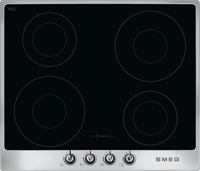 Smeg Victoria Aesthetic 60 cm induksjonstopp SI964XM (rustfritt stål)
