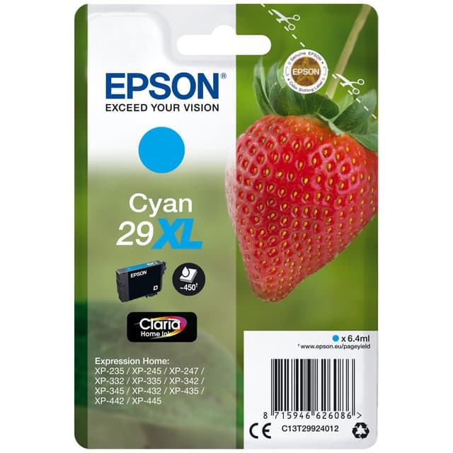 Epson blekkpatron Claria Home 29XL Cyan
