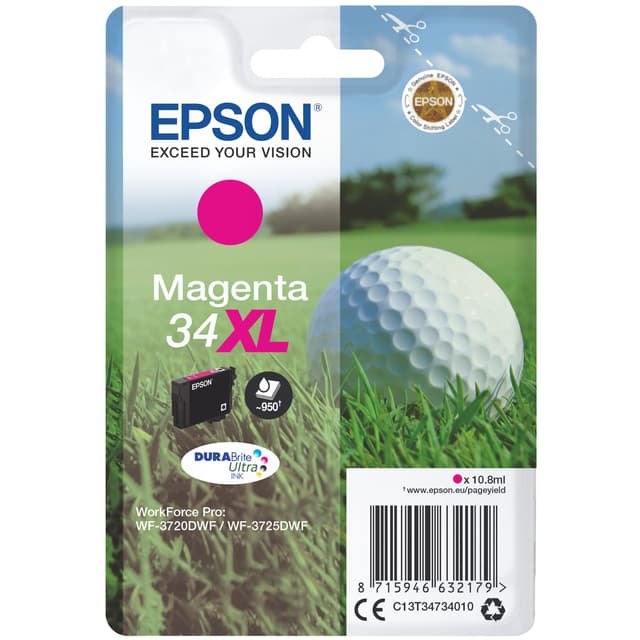 Epson bläckpatron DuraBrite Ultra 34XL Magenta
