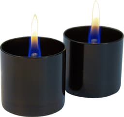 TenderFlame Lilly dekorativt lys 2-pakk (sort)