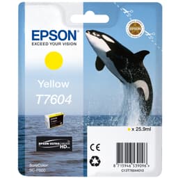 Epson blækpatron UltraChrome HD T7604 Gul