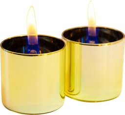 TenderFlame Lilly dekorativt lys 2-pakk (gull)