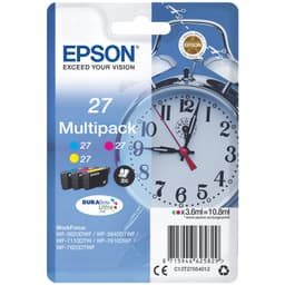 Epson DuraBrite Ultra 27 mustekasetti (3 värin monipakkaus)