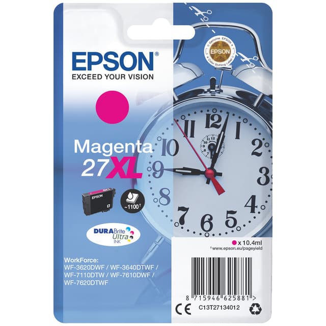 Epson bläckpatron DuraBrite Ultra 27XL Magenta