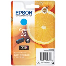 Epson Claria Premium 33 blækpatron (cyan)