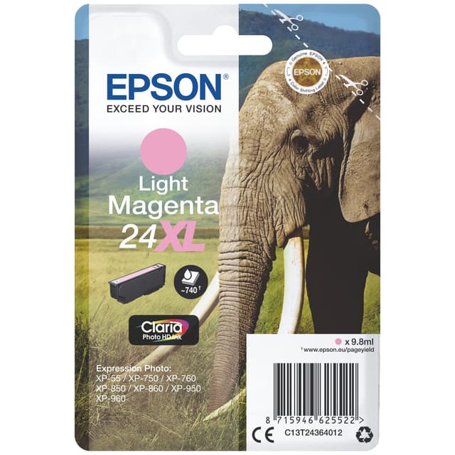 Epson bläckpatron Claria Photo HD 24XL Ljus Magenta