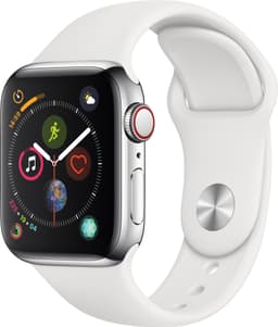 Apple Watch Series 4 40mm rustfritt stål (GPS + 4G)