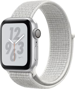 Apple Watch Series 4 Nike+ 40 mm (sølv alu/hvid sportsloop)