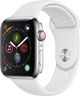 Apple Watch Series 4 44mm rustfritt stål (GPS + 4G)