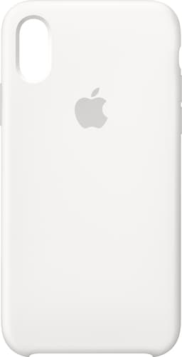 iPhone Xs silikonfodral (vit)