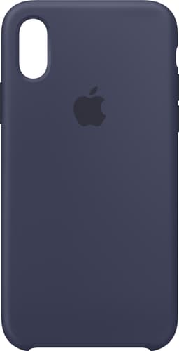 iPhone Xs silikondeksel (midnattsblå)