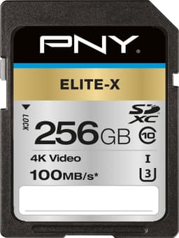 PNY Elite-X SDXC minneskort 256 GB