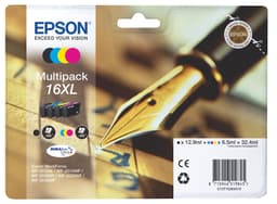 Epson Blækpatroner DuraBrite Ultra 16XL Cyan Magenta Gul Sort