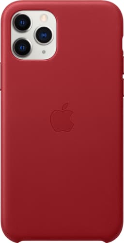 iPhone 11 Pro läderfodral (röd)