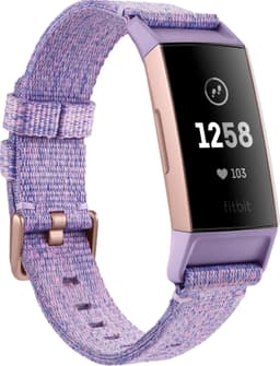 Fitbit Charge 3 Special Ed. aktivitetsur (lavendel vævet/rosaguld)