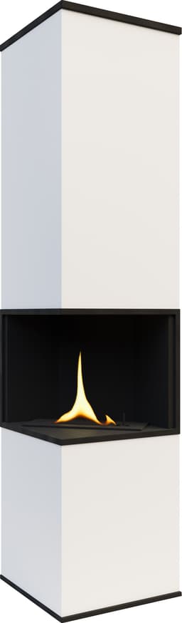 TenderFlame House skorstensfri kamin (vit)