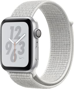 Apple Watch Series 4 Nike+ 44 mm (sølv alu/hvit sport loop)