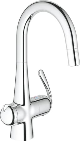 Grohe Zedra apk-liitännällä, ulosvedettävä poresuutin
