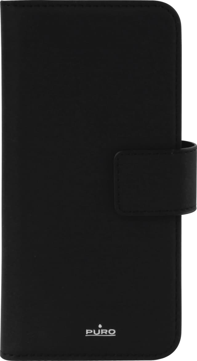 Puro plånboksfodral för iPhone Xs Max (svart)