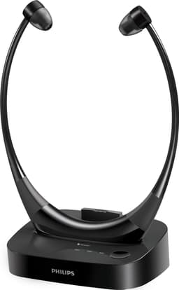 Philips trådlösa AudioBoost TV Hörlurar in-ear