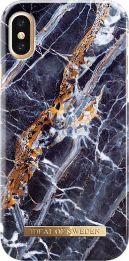 iDeal Fashion iPhone X/Xs suojakuori (Midnight Blue Marble)