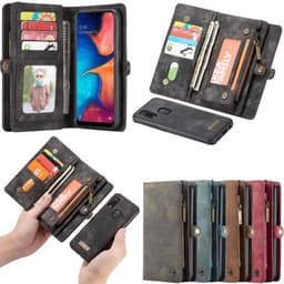 CaseMe Lompakkokotelo 11-kortti Samsung Galaxy A20e (SM-A202F)  - rusk
