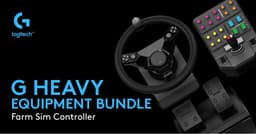 Logitech G Saitek Farming Simulator kontrollsystem (til PC)