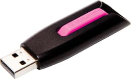 Verbatim Store 'n' Go V3 USB muistitikku 16 GB (musta/pinkki)