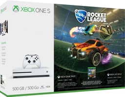 Xbox One S 500 GB og Rocket League-pakke (hvit)