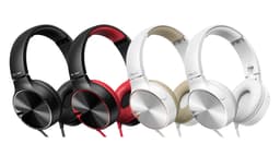 Pioneer SE-MJ722T On-ear-hörlurar Röd