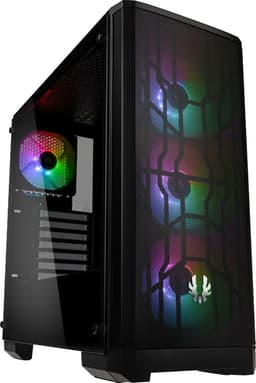 Bitfenix Nova Mesh TG PC chassi (svart)