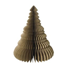 Broste copenhagen jul tre gull med sølvglitter h 65 cm