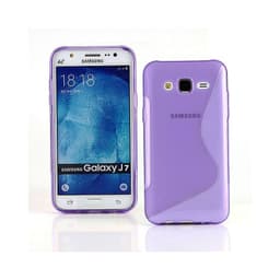 S-Line Silicone Cover til Samsung Galaxy J7 2015 (SM-J700F) : farve - Grå