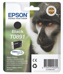 Epson DuraBrite Ultra T0891 mustekasetti (musta)