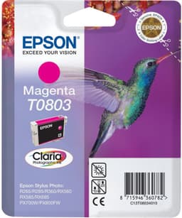 Epson Bläckpatron T0803 Claria Magenta