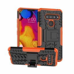 Iskunkestävä Suojakuori LG V40 ThinQ (LM-V405)  - oranssi