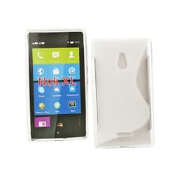 S Line silikon skal Nokia XL (RM-1030) Transparent
