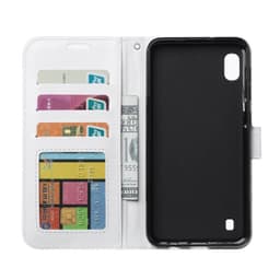 Lommebokdeksel 3-kort Samsung Galaxy A10 (SM-A105F)  - Hvit