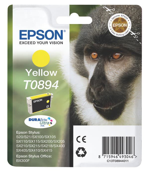 Epson Bläckpatron DuraBrite Ultra T0894 Gul