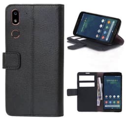 Wallet 2-kort til Doro 8080 (5.7 ")  - sort