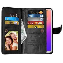 Dobbeltflip Flexi 9-kort Motorola Moto G7 (XT-1962)  - Svart