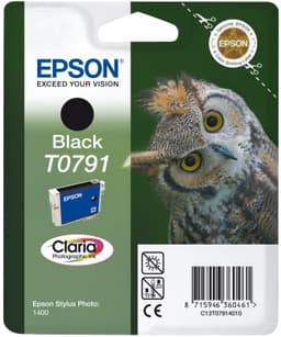 Epson Blækpatron Claria T0791 Sort