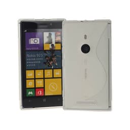 S-Line Silicone Cover til Nokia Lumia 925 (RM-893) : farve - hvid