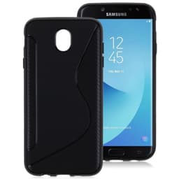 S Line silikondeksel Samsung Galaxy J7 2017 (SM-J730F)  - Svart
