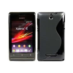 S Line silikon skal Sony Xperia E (c1505) Svart