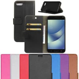 Lompakkokotelo 2-kortti Asus Zenfone 4 Max (ZC520KL)  - musta