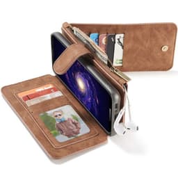 Multi Lompakkokotelo 14-kortti Samsung Galaxy S8 (SM-G950F)  - ruskea