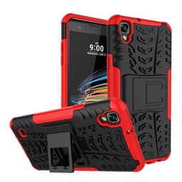 Iskunkestävä Suojakuori LG X Style (K200)  - punainen