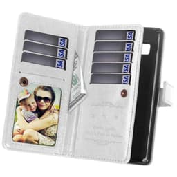 Dobbeltflip Flexi 9-kort Samsung Galaxy S10 Plus (SM-G975F)  - Hvit