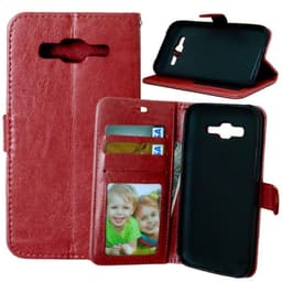 Lommebokdeksel 3-kort Samsung Galaxy J5 2015 (SM-J500F)  - brun